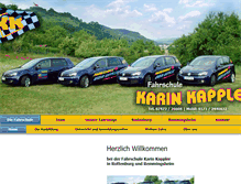 Tablet Screenshot of fahrschule-karinkappler.de